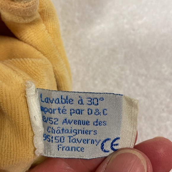 DOUDOU ET COMPAGNIE GIRAFFE PUPPET COMFORTER SNUGGLE BLANKET BABY ORANGE CUTE - Picture 7 of 7